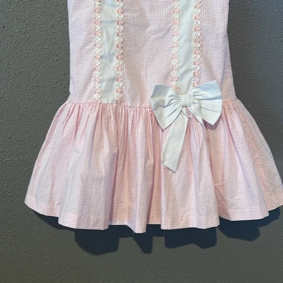 Vive La Fete Pink Gingham Ruffle Dress